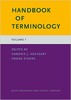 Thumbnail Handbook of Terminology