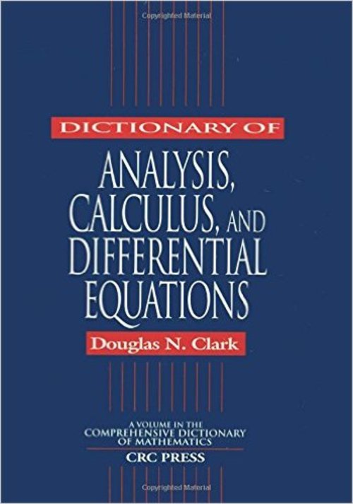 Product picture Dictionary of Analysis, Calculus and Differential Equations