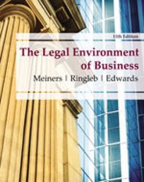 Product picture The Legal Environment of Business