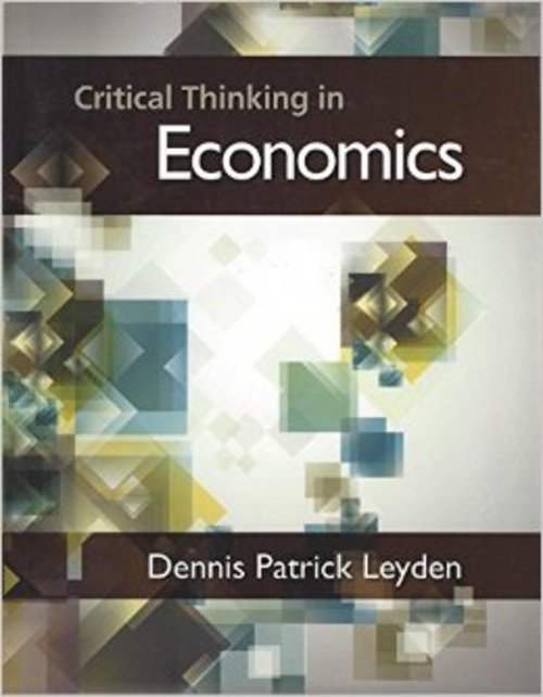 Product picture Critical Thinking in Economics