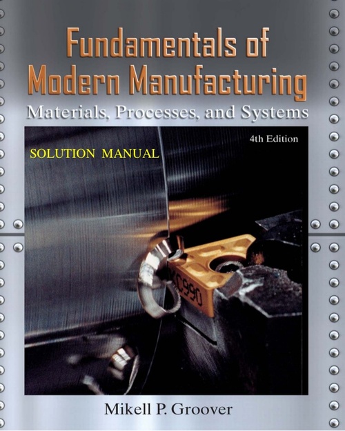 Product picture Fundamentals of Modern Manufacturing