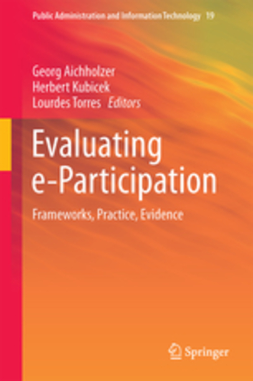 Product picture Evaluating e-Participation: Frameworks, Practice, Evidence