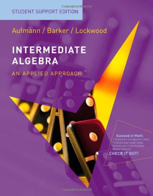 Product picture Intermediate Algebra Student Support Edition