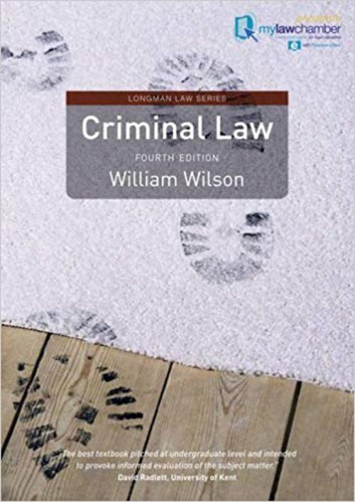 Product picture Criminal Law - Doctrine and Theory (Longman Law Series)