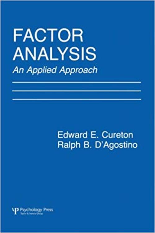 Product picture Factor Analysis - An Applied Approach