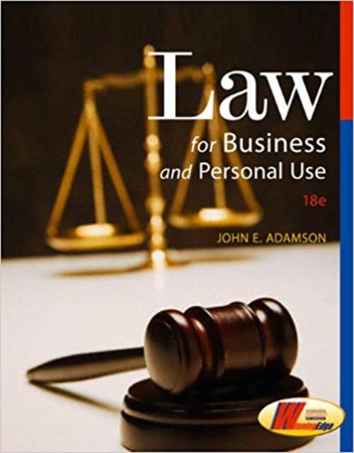 Product picture Law for Business and Personal Use