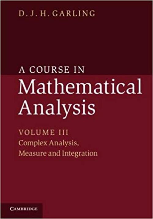 Product picture A Course in Mathematical Analysis