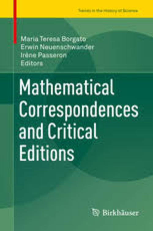 Product picture Mathematical Correspondences and Critical Editions