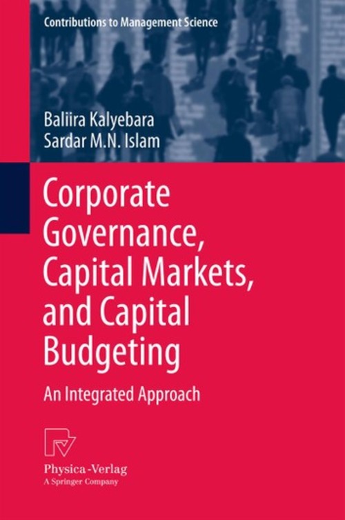 Product picture Corporate Governance, Capital Markets, and Capital Budgeting